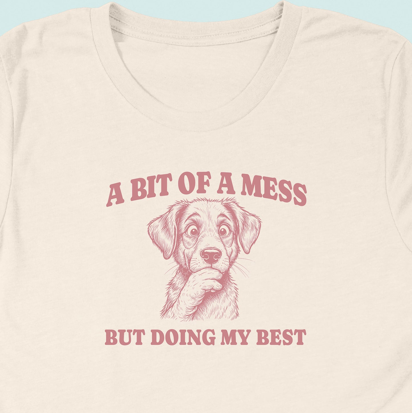 Bit Of A Mess But Doing My Best Dog T-Shirt