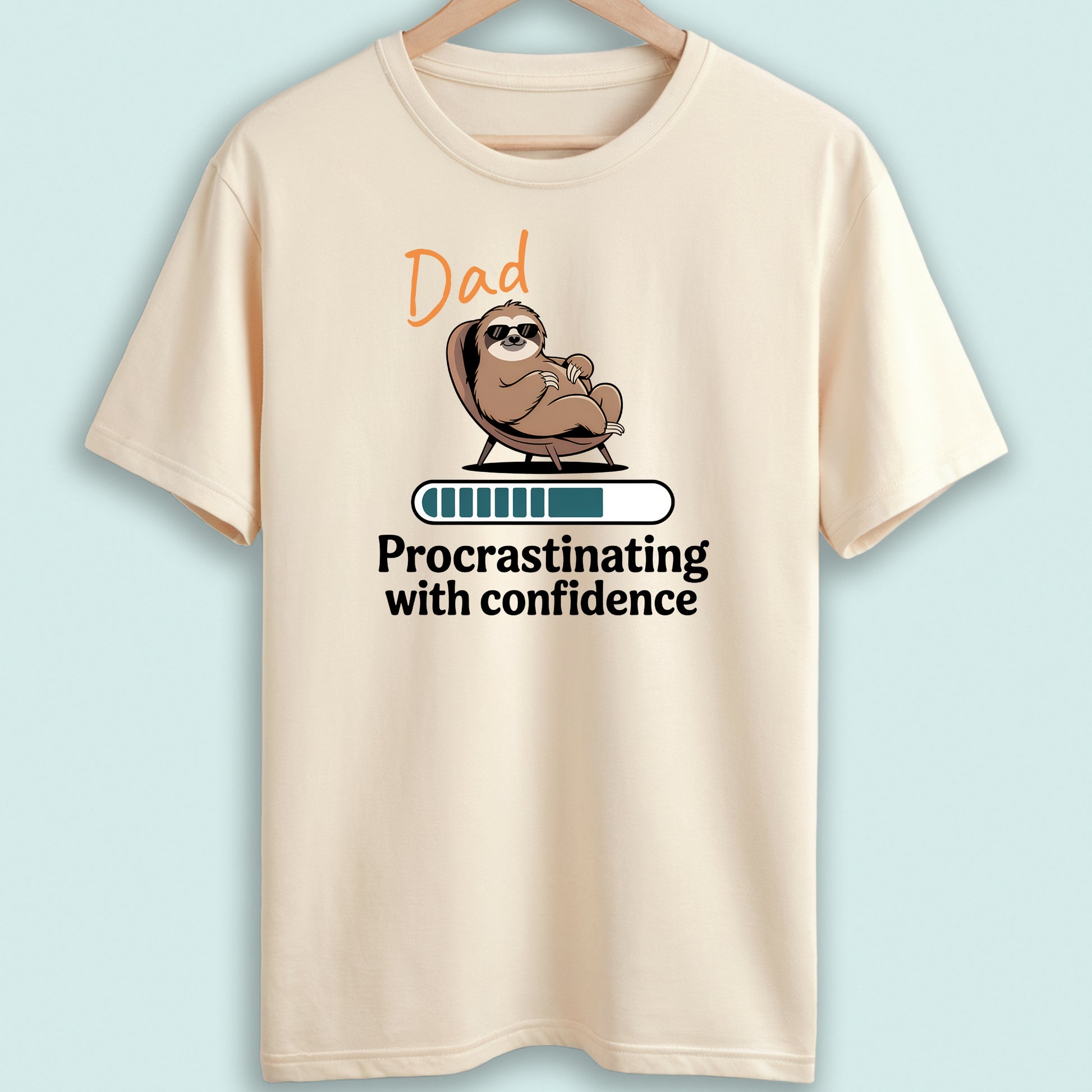 Dad Tshirt Procrastinating with Confidence