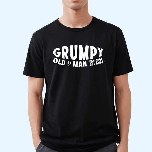 grumpy old man tshirt personalised