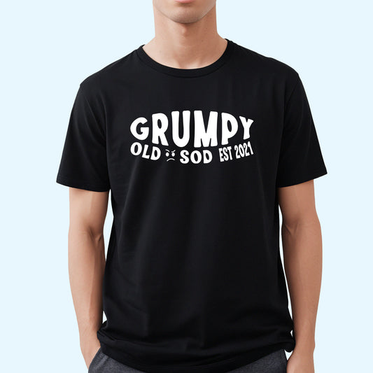 grumpy old sod tshirt personalised
