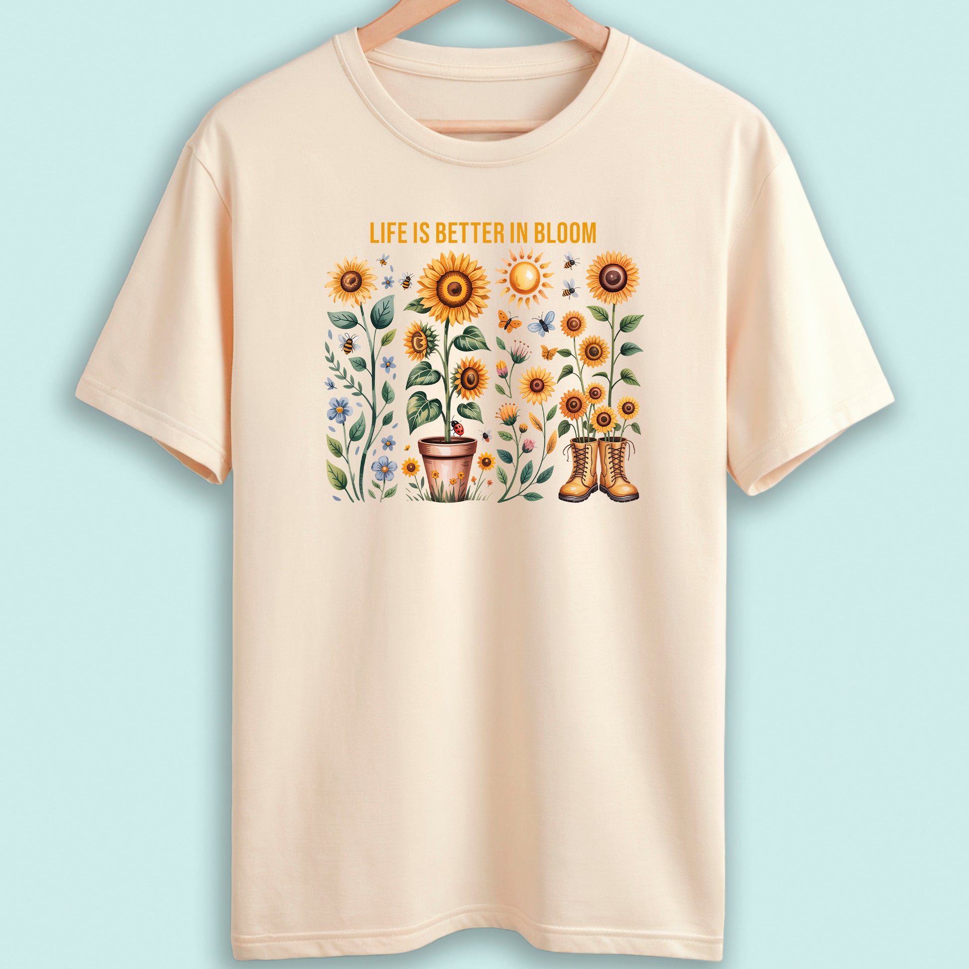 Sunflower T-Shirt Life Is Better in Bloom