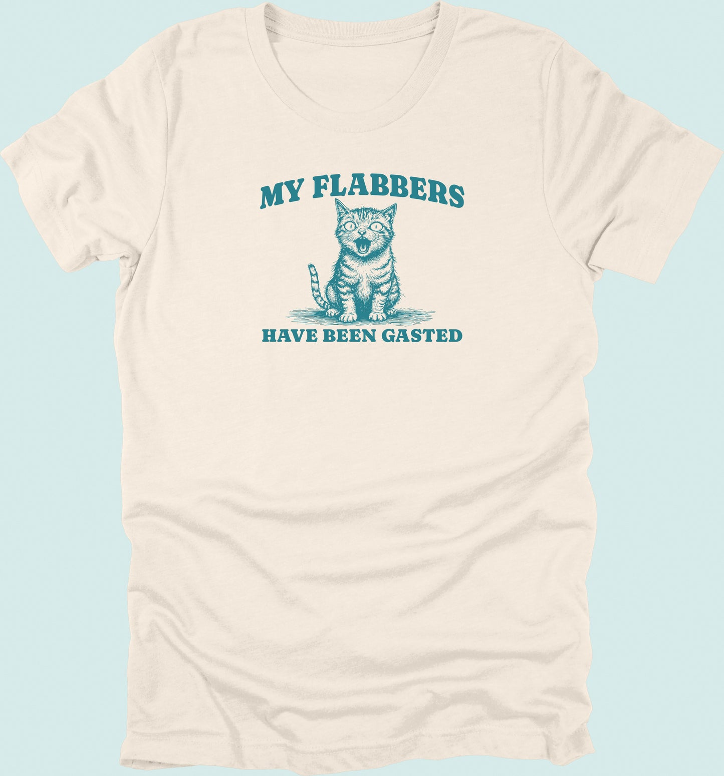 My Flabbers Have Been Gasted T-shirt Cat