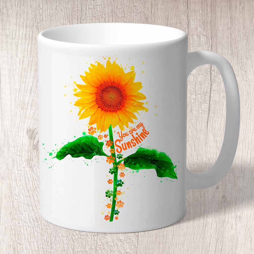 You Are My Sunshine Dog Paws Mug