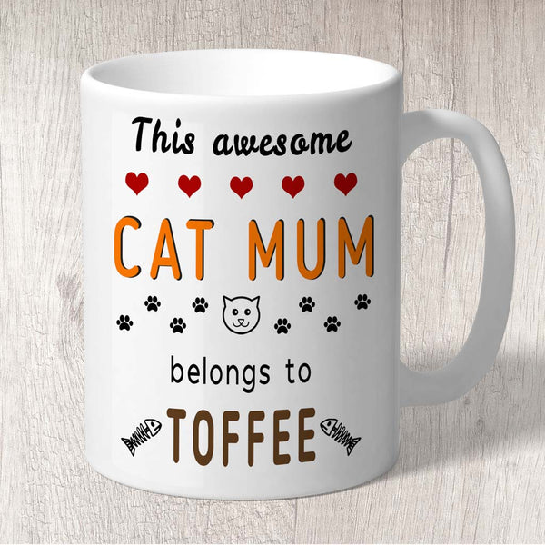 Cat mom and dad mugs sale
