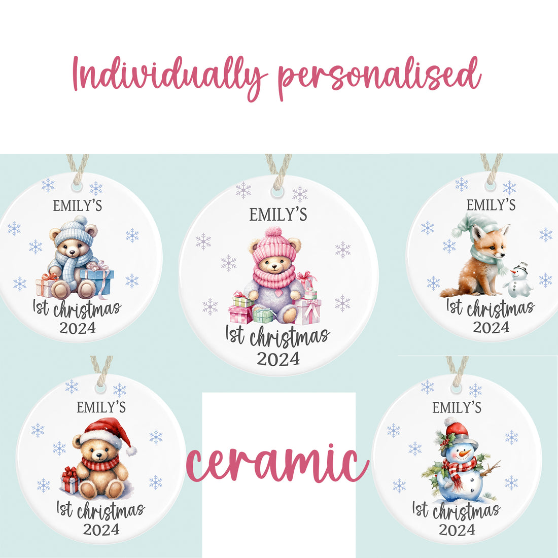 A Guide to Personalising Baby's First Christmas Ornament
