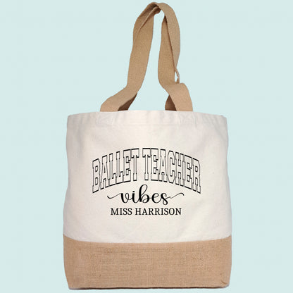 Ballet Teacher Bag Personalised