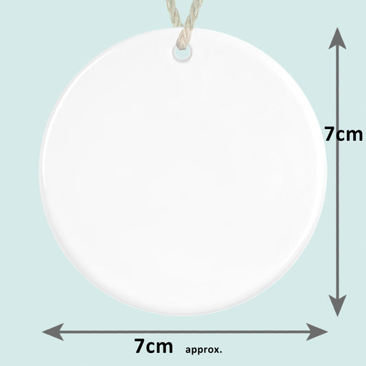 1st Christmas in New Home Ornament 2025 – Christmas Tree | Ceramic Gift