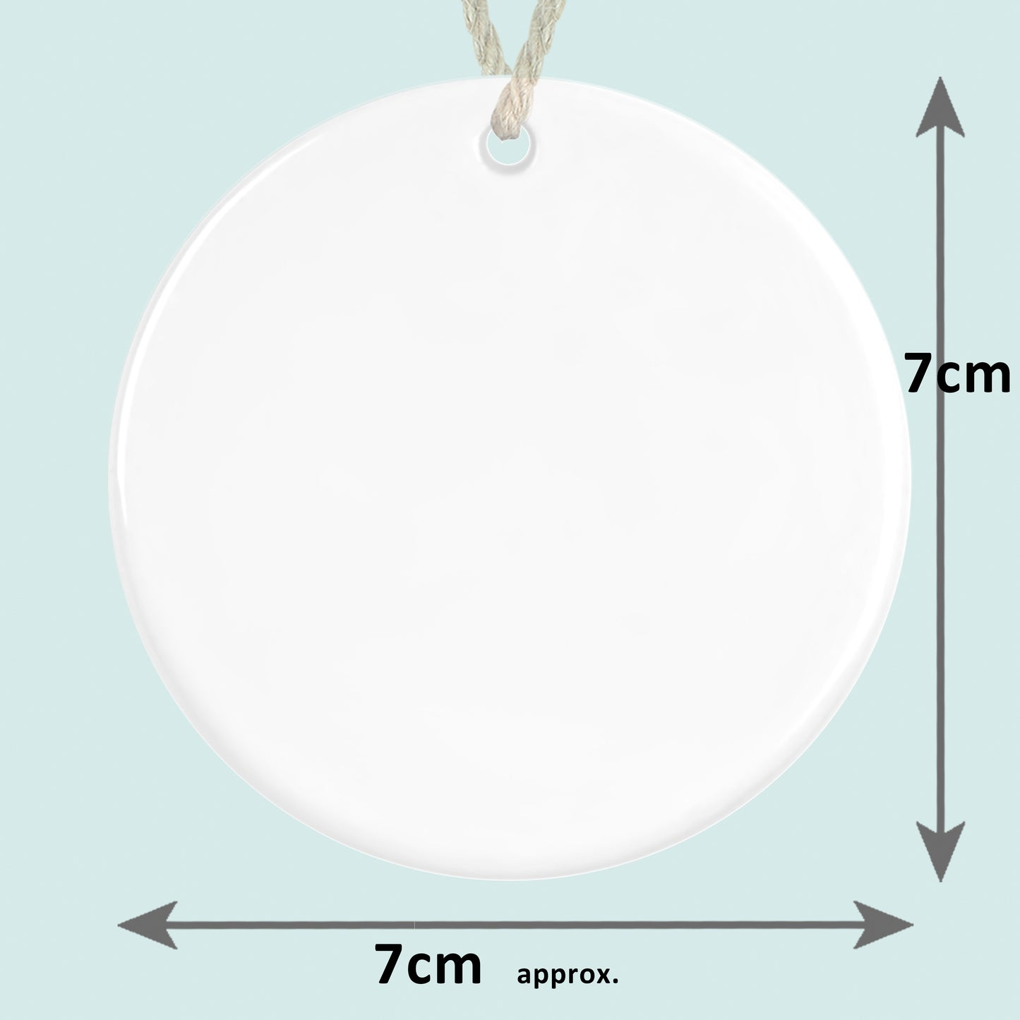 1st Christmas in New Home Ornament 2025 – Snowman Design | Ceramic Bauble