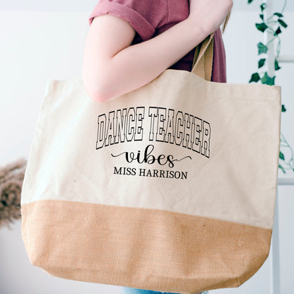 dance teacher bag personalised