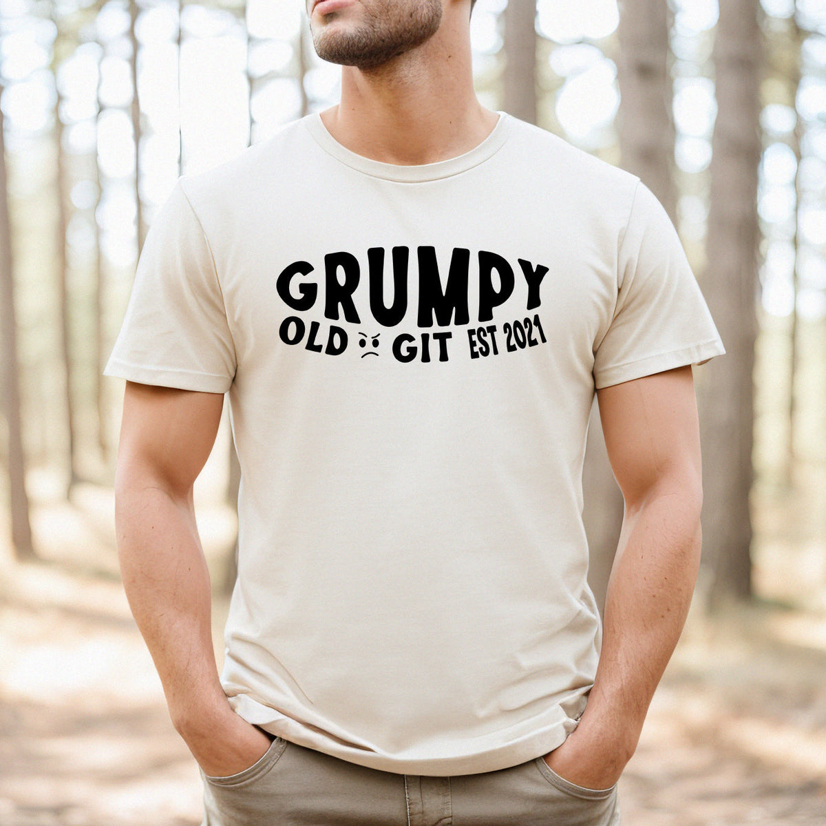 grumpy old git tshirt personalised