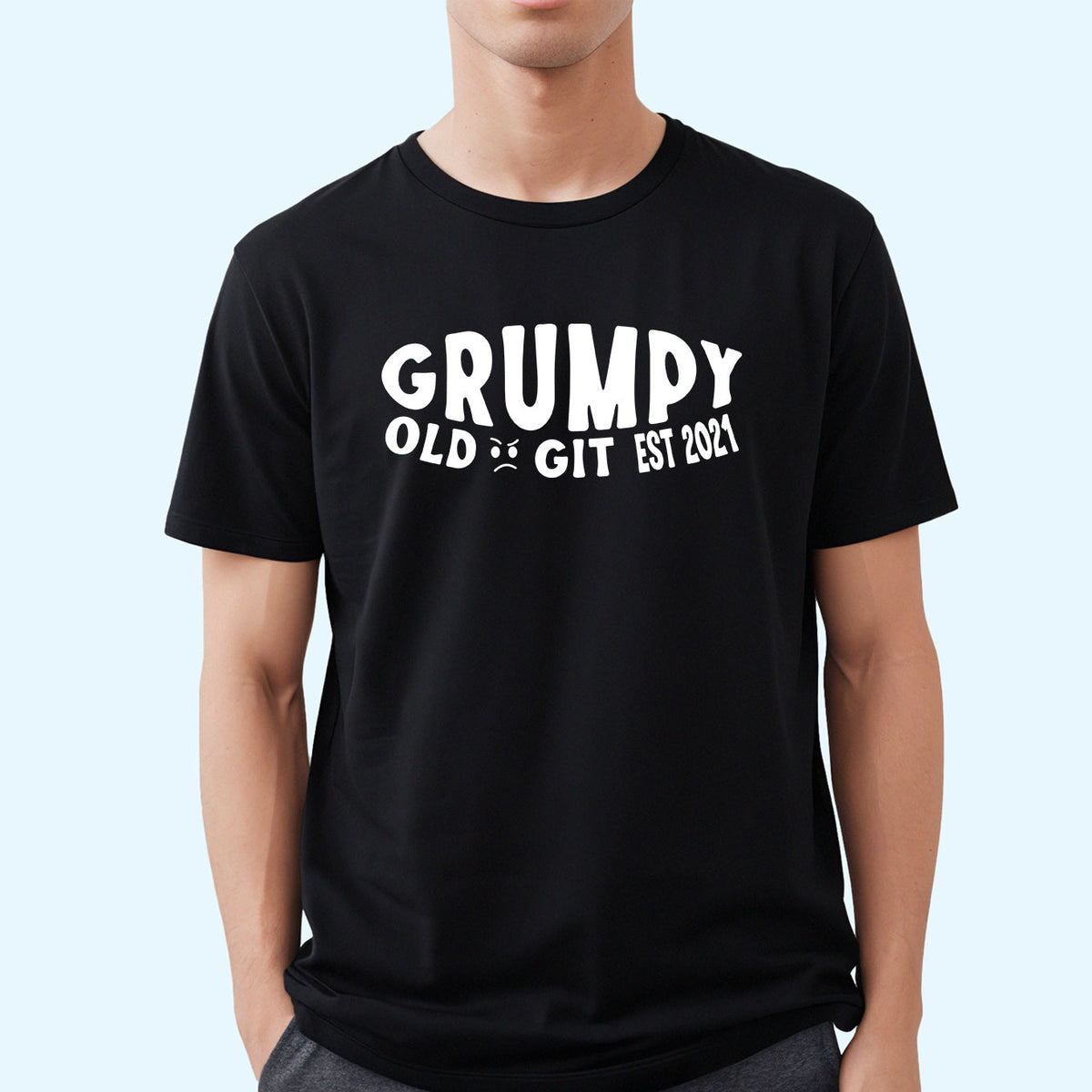 grumpy old git tshirt personalised