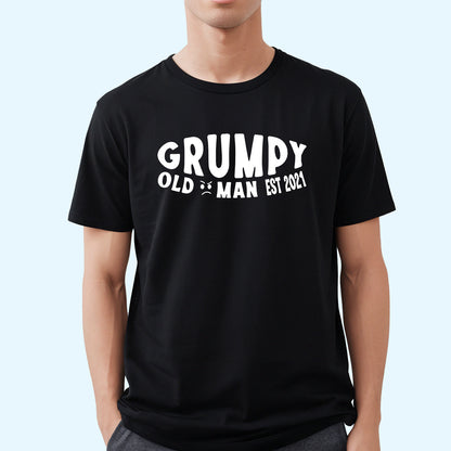 grumpy old man tshirt personalised