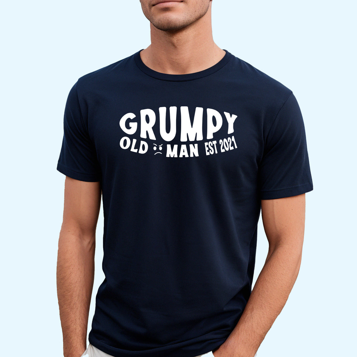 grumpy old man tshirt personalised