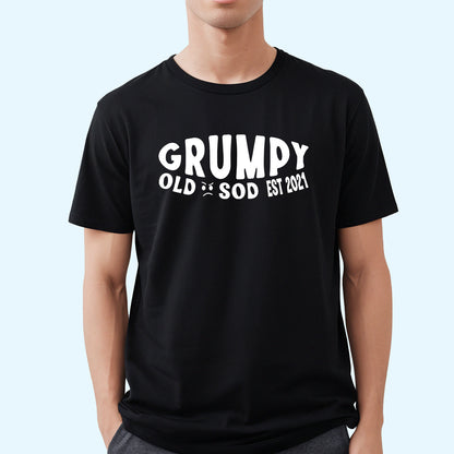 grumpy old sod tshirt personalised
