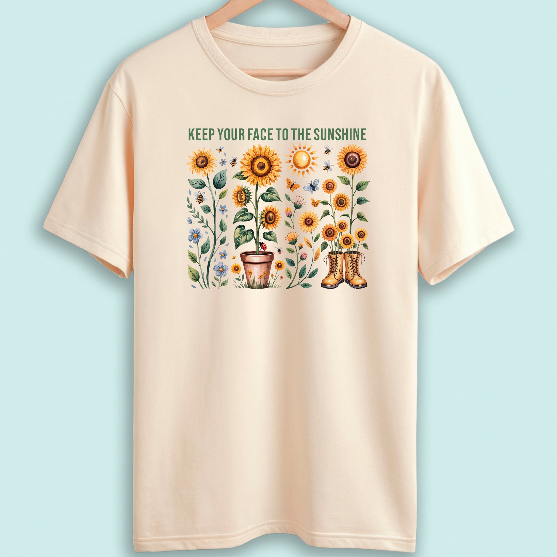 Sunflower T-Shirt Keep Your Face to the Sunshine