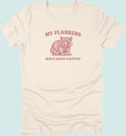 My Flabbers Have Been Gasted T-shirt Raccoon