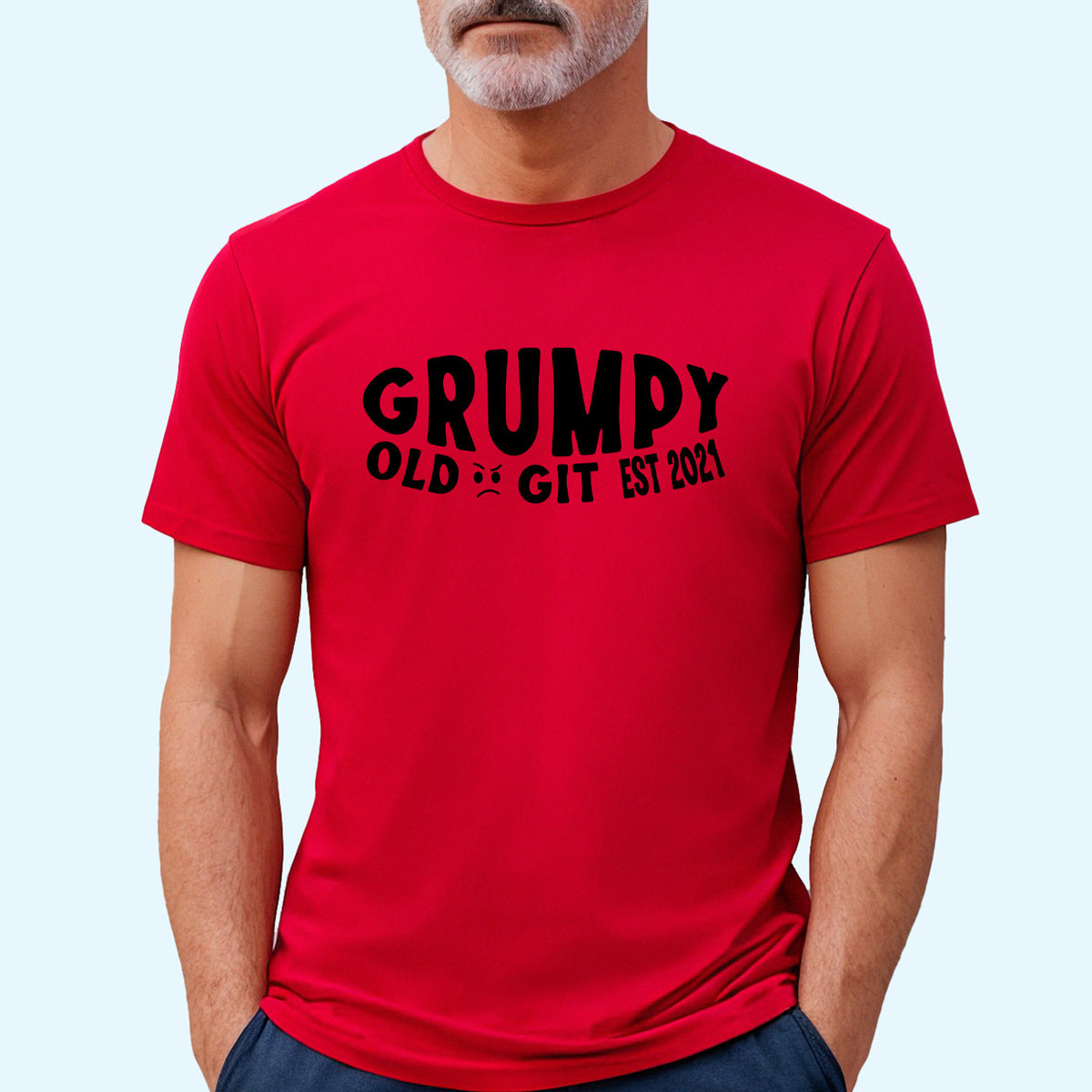 grumpy old git tshirt personalised