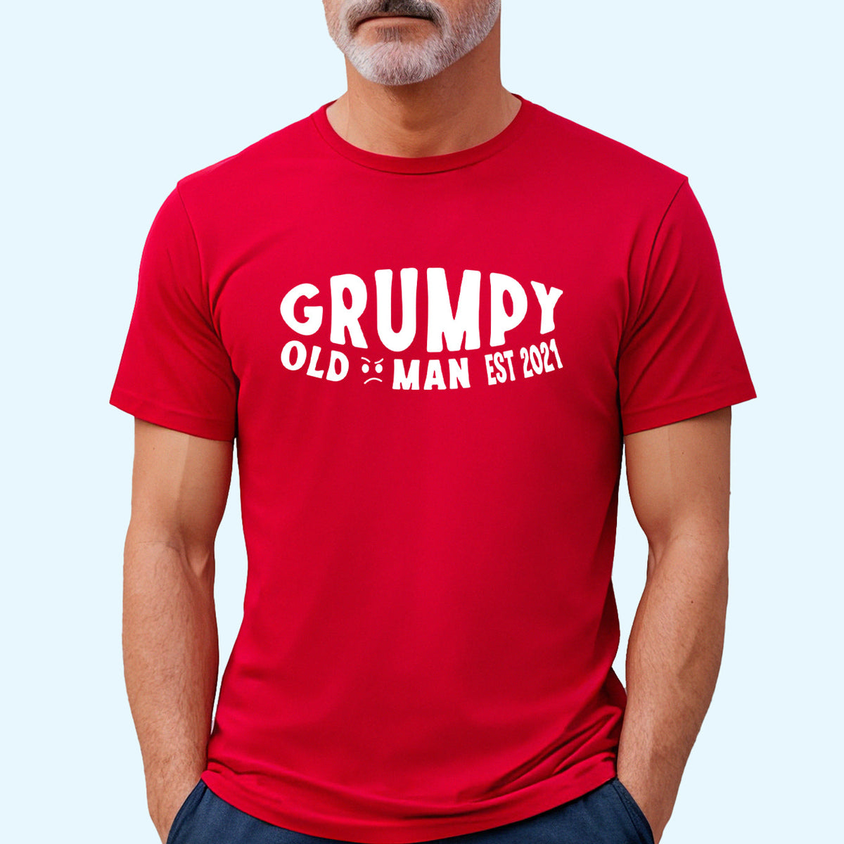 grumpy old man tshirt personalised