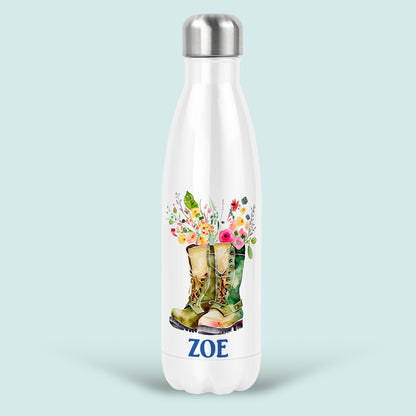 Gardening Gift Personalised Water Bottle