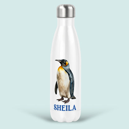 Penguin Gift Personalised Water Bottle