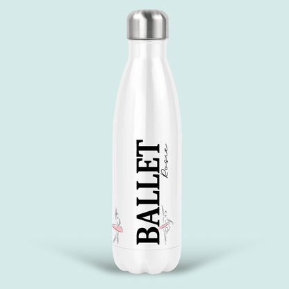 Ballerina water bottle personalised  insulated