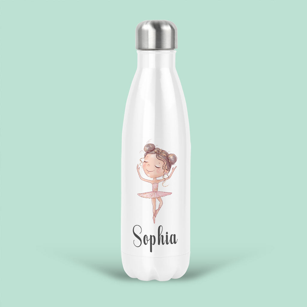 Personalized Kids Water Bottle Ballerina Water Bottle Custom 