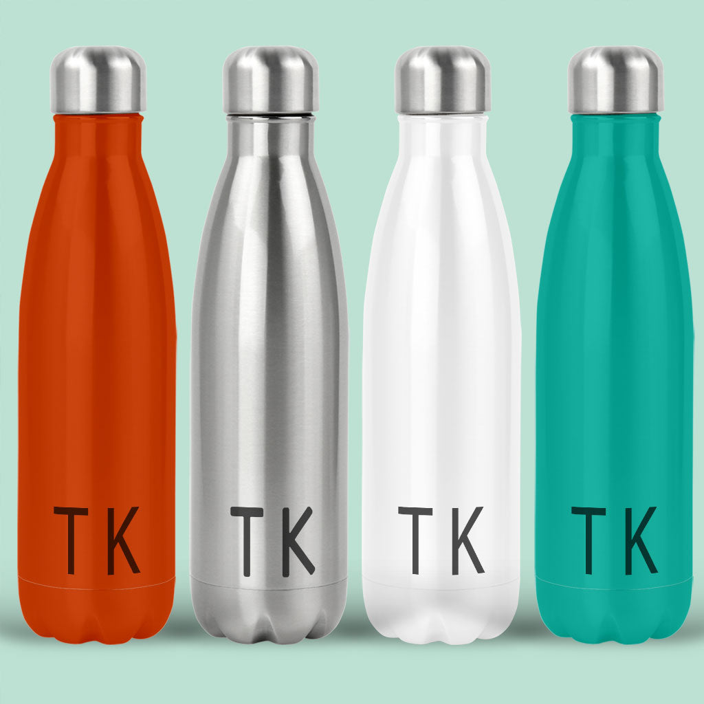 personalised water bottles with initials