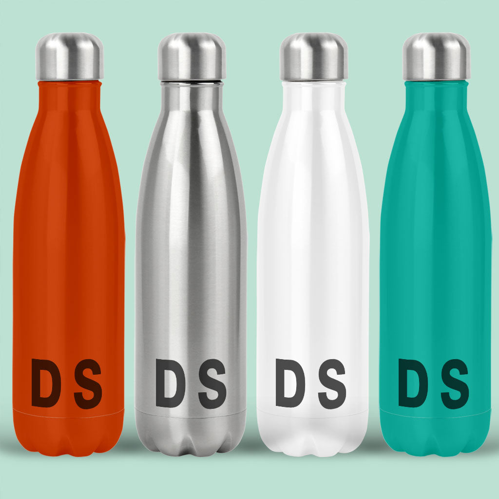 personalised water bottles with initials
