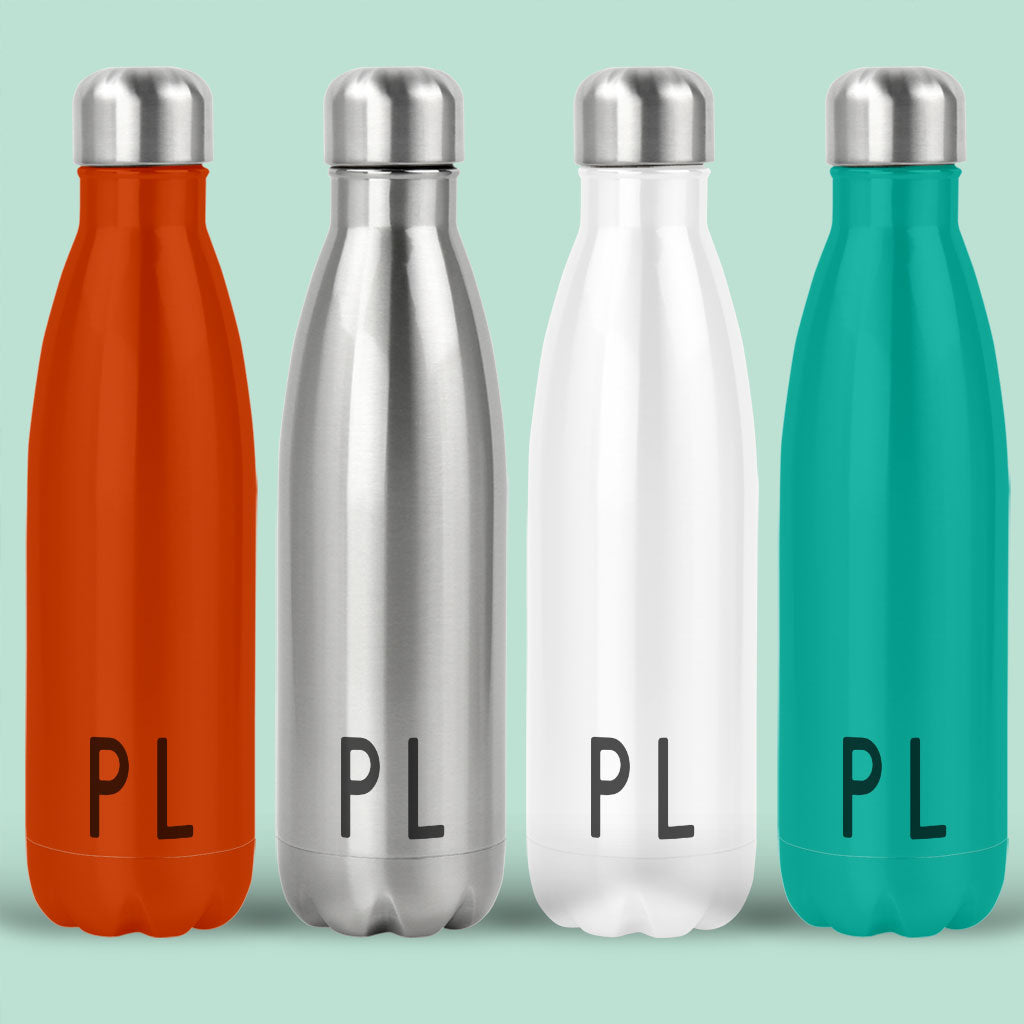 personalised water bottles with initials